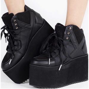 YRU Qozmo Hi Platform Shoes